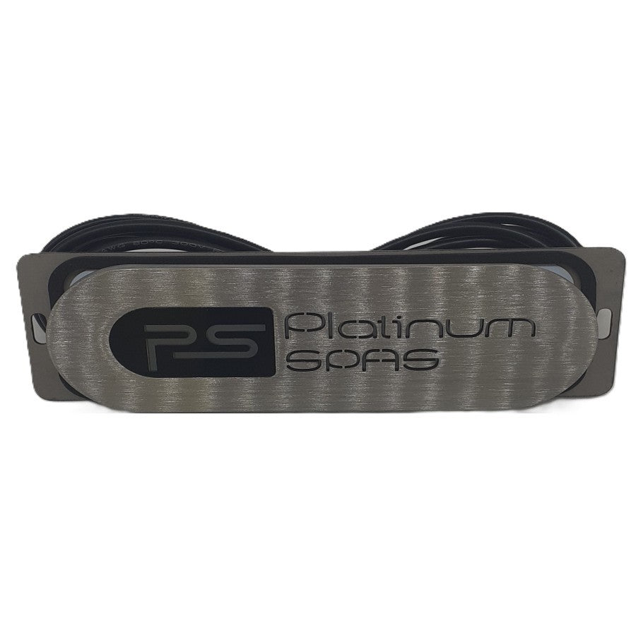 LED Logo - Platinum Spas for Premium V2+V3 Side Panel - 2 PIN CONNECTOR