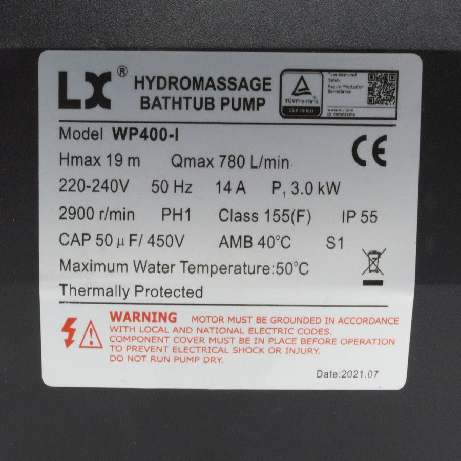 Pump WP400-I - 1 Speed - 4 HP 2 x 2