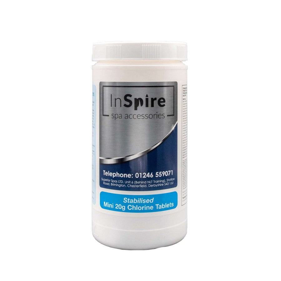 InSpire Stabalised Chlorine Tablets 1kg (MFTAB201OL)