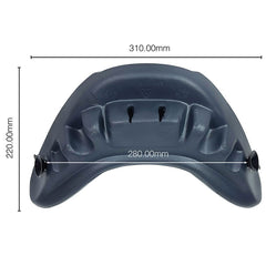 Headrest V-Neck/Corner with Side Holes - Dark Grey for OEM PRE 2022 (EVA117D)