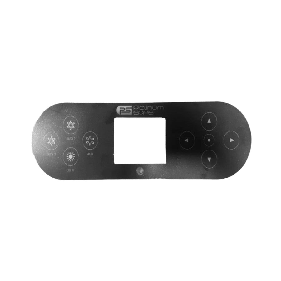 Platinum Spas Overlay for TP800 - 2 Pump Version - Jets1/Jets2/Lights/Aux (12512)