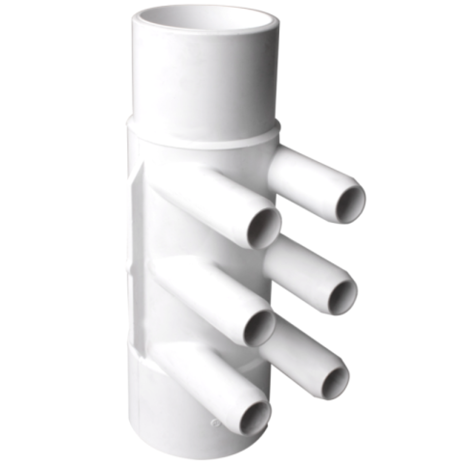 Manifold 6 Port M/F 2 Inch Pipe (S x SPG)