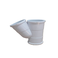 Pipe WYE 1 Inch Equal - 45 Degree Tee Connector PVC