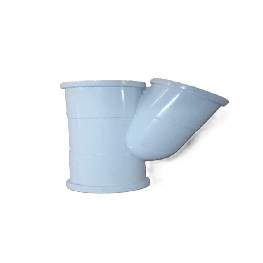 Pipe WYE 1 Inch Equal - 45 Degree Tee Connector PVC