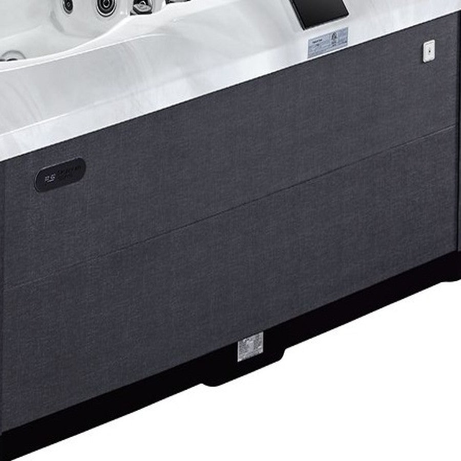 Side Panel for Portofino V1/Palermo V1 - 1940mm - Shadow Weave Black