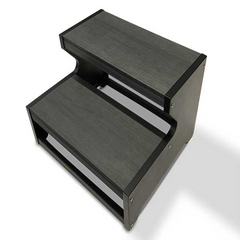Steps for Platinum Spas Premium V3 - Grey H20 with Black Trim