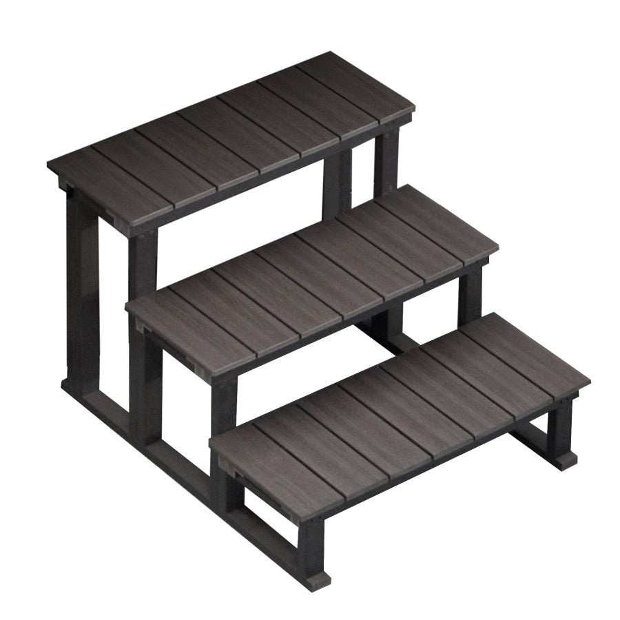 Steps 3 Tier H20 for Swim Spa - Grey H20