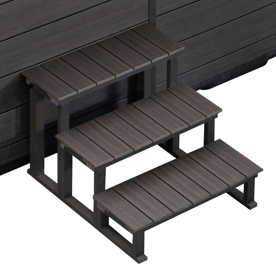Steps 3 Tier H20 for Swim Spa - Grey H20