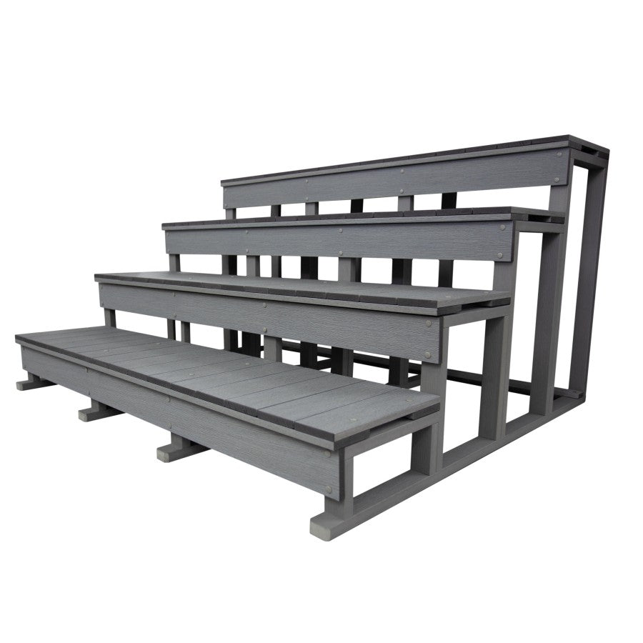 Steps 4 Tier for Flow/Fusion Swim Spa V1 - Lunar Grey