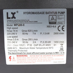 Pump WP200-ll 2 Speed LX (01020160)