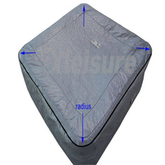 Spa Bag V2 2300 x 2300 x 1000mm, Radius 10 Inch - Insulation Upgrade