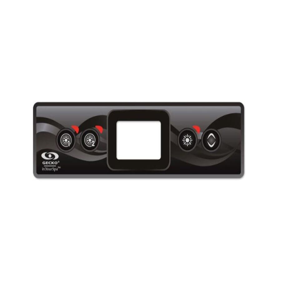 Gecko Overlay for IN.K300 Control Panel - 2 Pump
